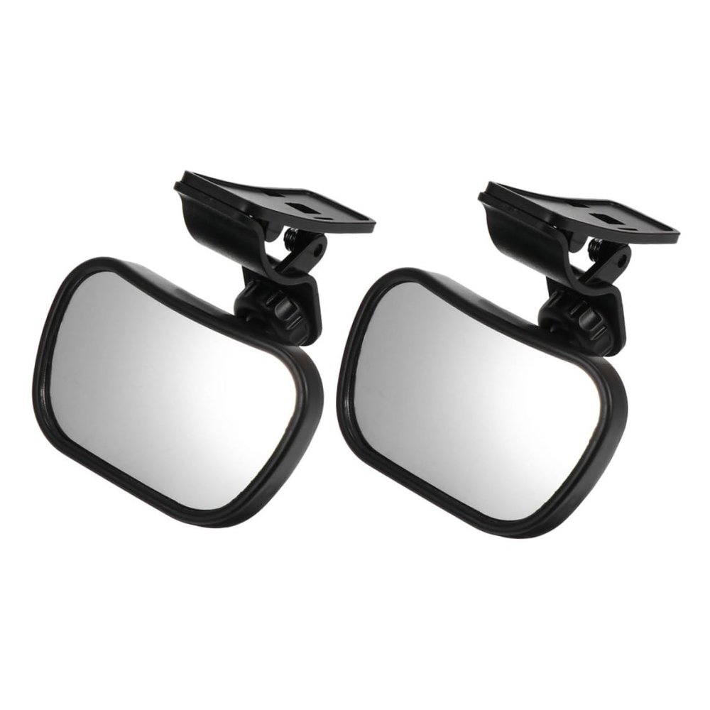 Abaodam 2pcs Baby Backseat Mirror Adjustable 360 Rotation Infant Car Observation Mirror Shatterproof High Clarity for Safe Backseat Monitoring Compatible Cars