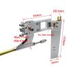4mm 300mm Flexible Drive Cable Shaft + Shaft Strut Mount Holder Dual Water Pick Up Steering Rudder Kit for RC Boat Marine Mono(Left Hand) view 2