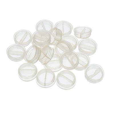 BUTIFULSIC 20pcs Money Saving Box Bottom Plug Round Hole Stopper for Piggy Bank Cover Replacement Childproof Design