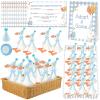 39 Pcs Adopt a Silly Goose Party Favor Include 12 Silly Goose Stuffed Animal 12 Mini Hat 12 Adoption Card 1 Adoption Sign 1 Ribbon 1 Fence for One Silly Goose Baby Shower Party 1st Birthday Decoration view 1