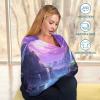 KJIZMO Fantasy Waterfall Nursing Cover Breastfeeding Cover, Soft Breathable Car Seat Covers, Stretchy Carseat Canopy Perfect for Boys Girls, Suitable for Shopping Cart/Stroller Covers view 4