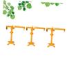 MAGICLULU 3pcs Rotatable Tower Crane Model Plastic Construction for Assembled Slewing Crane for Creative Play for Developing Interests and Parent Bonding view 3
