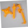 MAGICLULU 3pcs Rotatable Tower Crane Model Plastic Construction for Assembled Slewing Crane for Creative Play for Developing Interests and Parent Bonding view 4