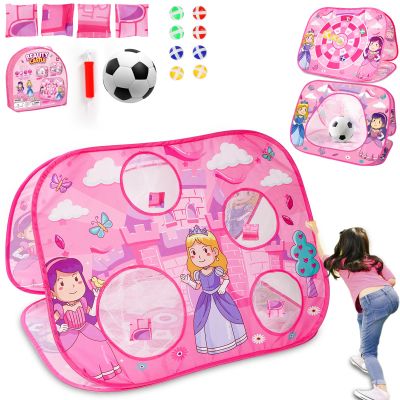 3-in-1 Sticky Game Set for Kids, Girls' Party Games, Multiple Game Combinations, Soccer Bean Bag Throwing Toy Set