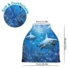 KJIZMO Sharks Nursing Cover Breastfeeding Cover, Soft Breathable Car Seat Covers, Stretchy Carseat Canopy Perfect for Boys Girls, Suitable for Shopping Cart/Stroller Covers view 2