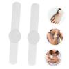BESPORTBLE 10PCS White Slap Bracelets Blank DIY Snap Bands for Favors Lightweight Material Easy to Use for Arts Crafts Projects view 2