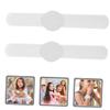 BESPORTBLE 10PCS White Slap Bracelets Blank DIY Snap Bands for Favors Lightweight Material Easy to Use for Arts Crafts Projects view 4