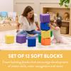 Back2School Express Mosaic Toddler Foam Building Blocks, Stacking Cubes, Assorted, 12-Piece view 3