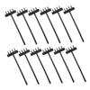 KONTONTY 12pcs Sand Box Rake Set Mini Rakes for Boys and Girls for Sand Gardening Tools for Boys and Girls view 1