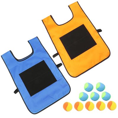 BESPORTBLE 2sets Boys and Girls's Outdoor Games Sticky Ball Vest Toy Boys and Girls Plaything Sensory Motor Skills Training Safe Material