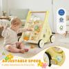 labebe Wooden Baby Walker, Push Walker for Baby Boys and Girls with Activity Center, Montessori Walker Push Toy for Toddler Learning to Walk view 4