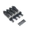 4PCS/1set Metal Front&Rear Universal Shock Absorber For Wltoys 144010 124019 124017 144001 144002 RC Car Upgrade Parts(Black) view 1