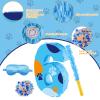 16 Inch Number 6 Dog Paw Pinata with 16 Inch Piata Stick Blindfold Confetti for Boy Girl Kids 6th Birthday Party Decorations (6th) view 3