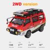 Authticar RC Truck, 1:24 Scale Delica Van Truck, 2.4GHz 6 KM/H Remote Control Car, 2WD Off Road Trcuk with LED Headlights, Full Proportional Control, Speed Adjustment Modification Enthusiasts view 3