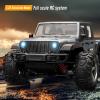Authticar Remote Control Crawler, 1:20 Scales 2.4GHz High Speed 35KPH Off Road RC Truck Toy, 4 Wheel Driver Electric Off Road Vehicle with LED Headlights for s Teen and Adults (Grey 2 Batteries) view 3
