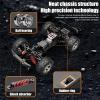Authticar Remote Control Crawler, 1:20 Scales 2.4GHz High Speed 35KPH Off Road RC Truck Toy, 4 Wheel Driver Electric Off Road Vehicle with LED Headlights for s Teen and Adults (Yellow 2 Batteries) view 4