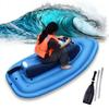 2025 New Rush Wave Boat (Non-Motorized) | Upgraded Dual-Fin Design | PVC Construction | 485lb Capacity | Includes Paddle & Pump | Surfer for Pool, Lake & Ocean Recreation, no Thruster view 1