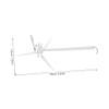 Abaodam 1 Set DIY Solar Powered Windmill Model for Wind Turbine Craft for Indoor Outdoor Activities Educational Science Teaching for Lightweight Portable Design view 2