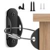 10 Pack Furniture Anchors Black Metal Anti Tip Furniture Wall Anchor kit Prevent Falling Cabinet Earthquake Furniture Straps for Baby Safety Proofing Cabinet view 1