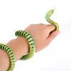 lasuroa 3D Printed Snake, 25.8 in Flexible Articulated Fidget Animal Toy Realistic 3D Printed Cobra Executive Desk Toys for Home Office Desk Decoration (Gold Green) view 4