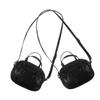 DOITOOL 2pcs Doll Mini Bags Doll Handbag Shoulder Bag Girls Mini Crossbody Purse Dress up Accessories Toy Purse for Dollhouse view 1