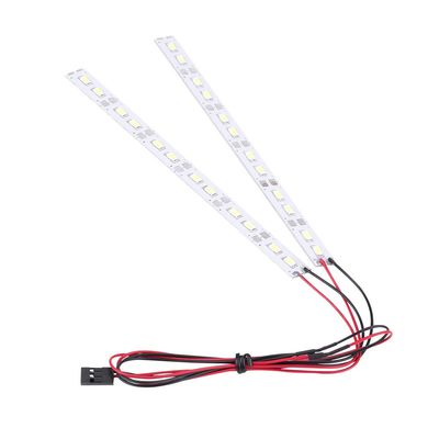 SPYMINNPOO 1/10 1/8 RC Car Chassis LED LED Stripes 6V, Separated, for Remote Control Car Enthusiasts Suitable Plastic + Metal, 16.5 Cm
