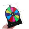 Alipis Diy Acrylic Fortune Game Wheel Raffle Turntable for Events Spinning Prize Wheel Base Tabletop Carnival Spinner view 2