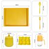 LLTCMAOYI Montessori Kids's Cooking Set, Mini Kitchen Safety Tools, Egg Frying Work view 2