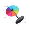 Alipis Sturdy Acrylic Spinning Wheel with Dry Erase Surface Colorful Roulette for Party Games Trade Shows Carnival Events and Holiday Activities view 2