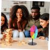 Alipis Sturdy Acrylic Spinning Wheel with Dry Erase Surface Colorful Roulette for Party Games Trade Shows Carnival Events and Holiday Activities view 4