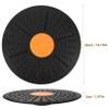 TOYANDONA Professional Wobble Board for Fitness Training Balance Half Ball Stability Board Non-Slip Surface for Core Strengthening and Rehabilitation Exercises for Adults and Boys and Girls view 2