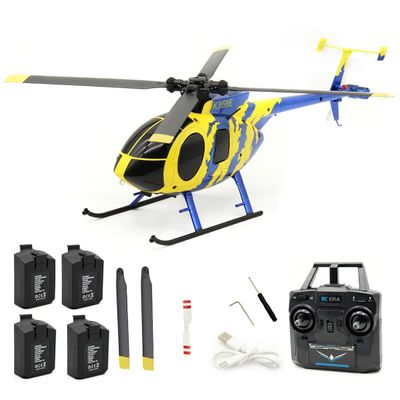 Actualia RC ERA C184 MD500 RC Helicopter, 2.4G 6-Gyro 4CH Stabilized Helicopter, Remote Control Aircraft with Optical Flow Sensor for Adults Enthusiasts