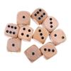 10Pcs Wooden D6 Dice Set, 20mm Round Corner, 6 Sided Gaming Dice for Adults Standard Game Dice view 1