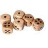10Pcs Wooden D6 Dice Set, 20mm Round Corner, 6 Sided Gaming Dice for Adults Standard Game Dice view 3