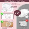 4pc 22mm Oval Flanges Shields Built-in Soft Edges Compatible with Medela/Lansionh Pumps, Replacement Parts for Pump in Style, Symphony, Swing Maxi, Harmony and Personalfit Flex Connector view 4