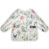 Bolaz Art Smock for Kids Toddlers 4-6 Artist Smocks with Pockets Green Flower Grass Eating Waterproof Apron view 1