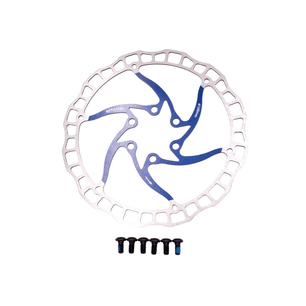 BARADINE DB-07D 5.5 inches (140 mm) 6 Hole Rotor Blue
