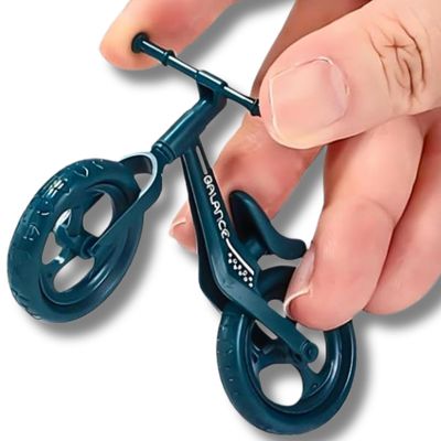 Tiosen Mini Finger Mountain Bike, Desktop Decoration Cycling Figure, Random Colour, Small Mountain Cycling Figure Finger Playing