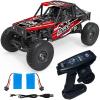 FLYCOLOR 1/18 Pipe Frame Climbing Car Remote Control 4WD Model Ld18499 Ready to Play Climbing Off Road Crawler Cars (Red) view 1