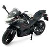 1:12 Scale for Kawasaki Ninja 400 2023 Motorcycle Model Toy, Plastic and Metal Diecast Toy Motorcycle Bike, Mens Collection Toys for Boys Kids Gifts, Cake Topper Home Office Decor, Black view 1