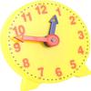 Tiosen 4 inch Teaching Clock, Learning Tell Time Analog Clock Demonstration 12 Hour 2 Pointers for Classroom Teacher view 2