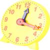 Tiosen 4 inch Teaching Clock, Learning Tell Time Analog Clock Demonstration 12 Hour 2 Pointers for Classroom Teacher view 3