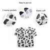 Bolaz Painting Smocks for Kids 2-4 Eating with Pockets Cow Waterproof Toddler Apron view 3
