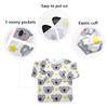 Bolaz Painting Smocks for Kids 2-4 Eating with Pockets Koala Stars Waterproof Toddler Apron view 3