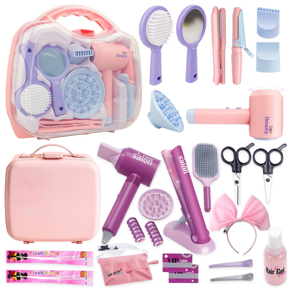 SMILESSKIDDO Hair Salon Playset for Girls