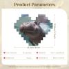 Diving Hippo Building Brick Block Puzzle Heart Shaped, Personalized Picture Puzzles Photo Jigsaw Puzzles for Adults 3D Micro Building Blocks for Home Decor Bricks Set view 4