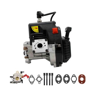 32CC 11HP Professional Reed Engine with Carb 1191 Black Cylinder Head Clutch Block Adjustable for 1/5 HPI Baja LOSI 5IVE T RC Car Parts