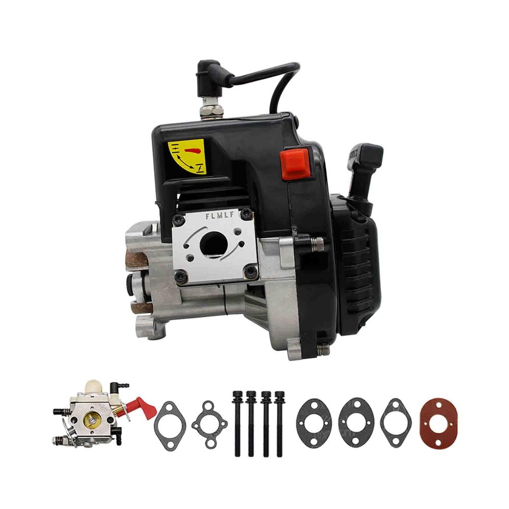 32CC 11HP Professional Reed Engine with Carb 1191 Black Cylinder Head Clutch Block Adjustable for 1/5 HPI Baja LOSI 5IVE T RC Car Parts