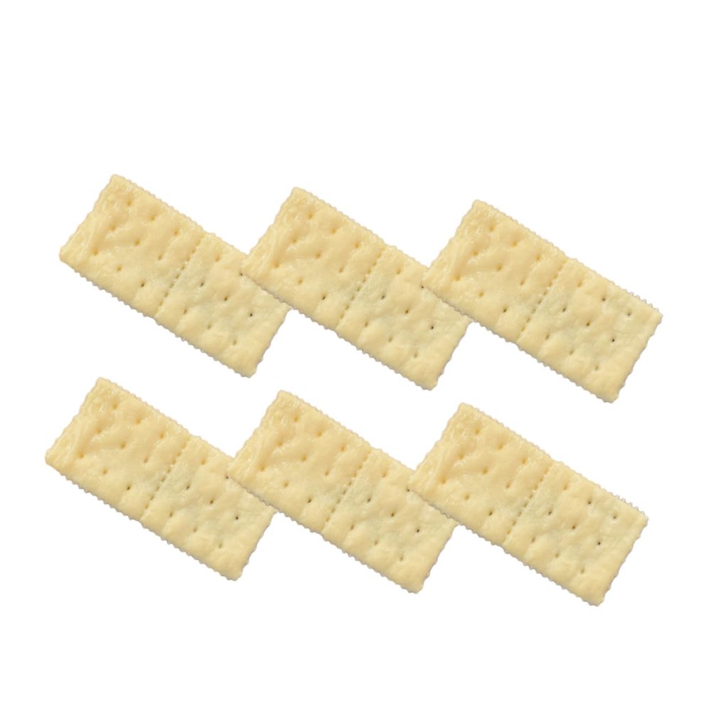 Abaodam 6pcs Sturdy Materials Cookie Models Fake Food Simulation for Photography Props and Decor