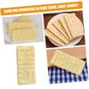 Abaodam 6pcs Sturdy Materials Cookie Models Fake Food Simulation for Photography Props and Decor view 4